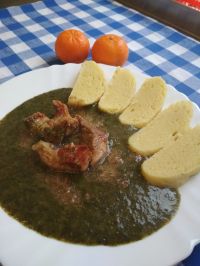 moravský vrabec, špenát