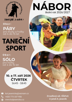 Zářijový nábor taneční